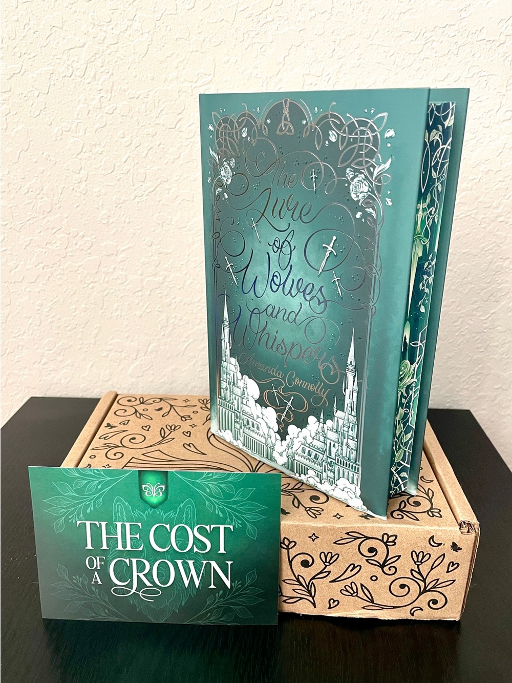 FairyLoot July26 Romantasy Book The Lure of Wolves and Whispers, Amanda Connolly